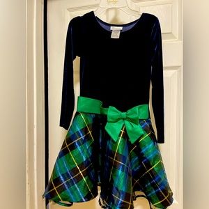 Holiday Bonnie Jean girls party or a church dress. Machine wash